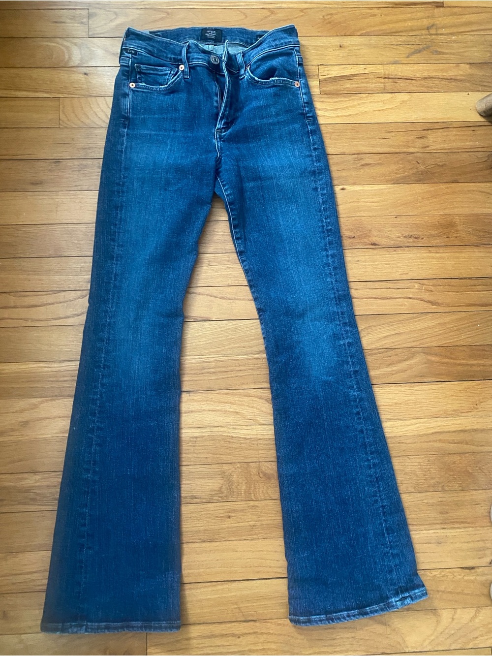 Citizens Of Humanity Dark Blue Flared Jeans